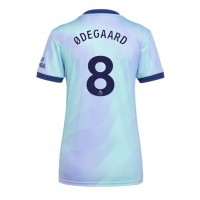 Camisa de Futebol Arsenal Martin Odegaard #8 Equipamento Alternativo Mulheres 2024-25 Manga Curta